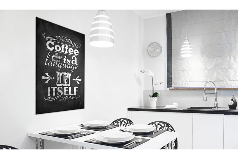 Tavla Coffee Language VALUE_MISSING_3 80x120 - Inredning - Tavlor & posters - Canvastavla