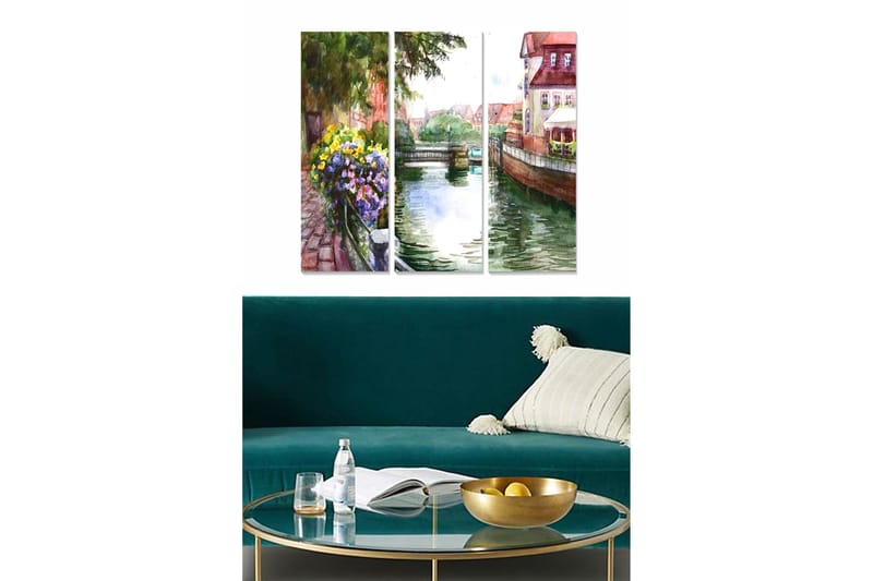 Tavla Colorful 3-pack Flerfärgad, 20x50 cm