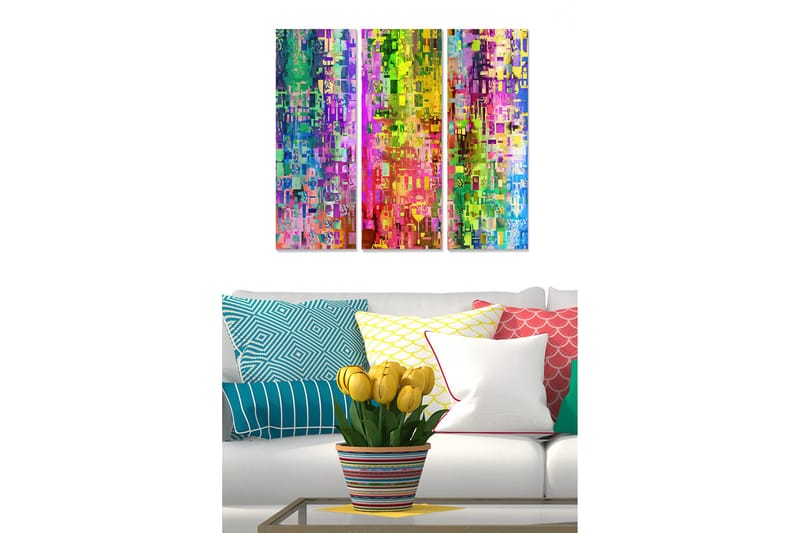 Tavla Colorful 3-pack Flerfärgad, 20x50 cm