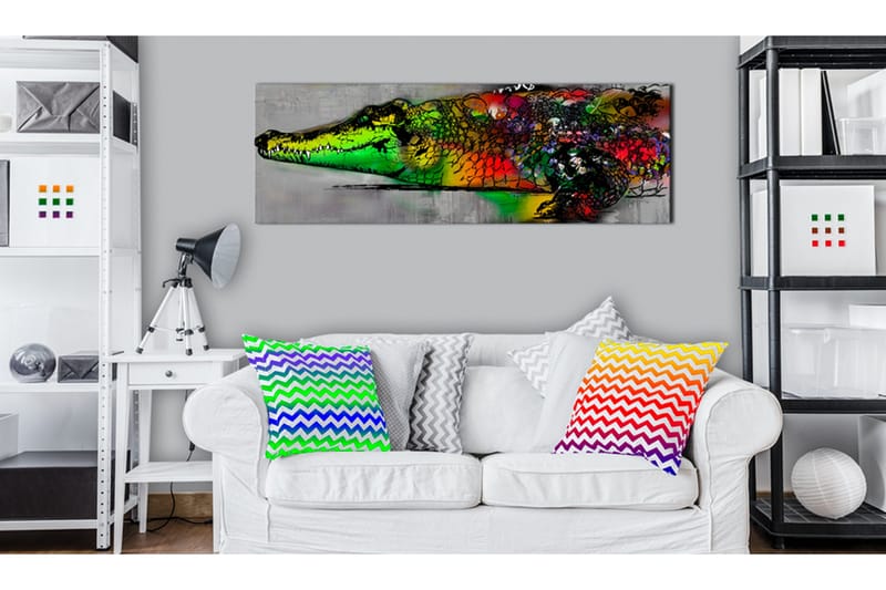 Tavla Colourful Beast 120x40 cm - Inredning - Tavlor & posters - Canvastavla