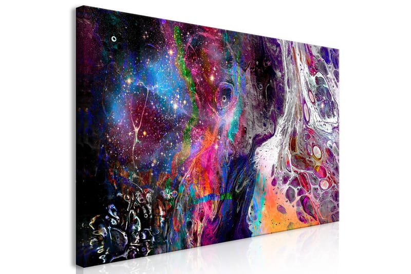 Tavla Colourful Galaxy (1 Part) Wide 60x30 - Artgeist sp. z o. o. - Canvastavla