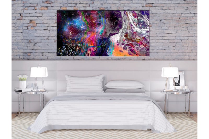 Tavla Colourful Galaxy (1 Part) Wide 60x30 - Artgeist sp. z o. o. - Canvastavla