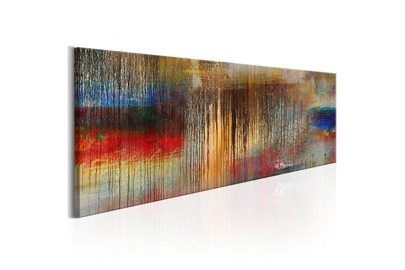 Tavla Colourful Rainstorm 150x50 - Artgeist sp. z o. o. - Canvastavla