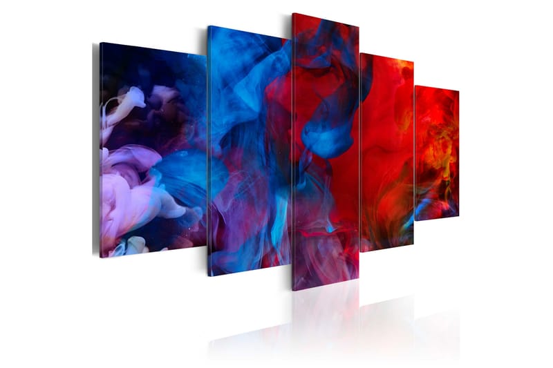Tavla Dance Of Colourful Flames 200x100 - Artgeist sp. z o. o. - Canvastavla