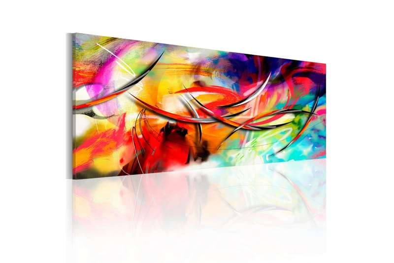 Tavla Dance Of The Rainbow 150x50 - Artgeist sp. z o. o. - Canvastavla