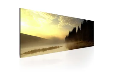 Tavla Dimma Över En Sjö 135x45 cm - Inredning - Tavlor & posters - Canvastavla