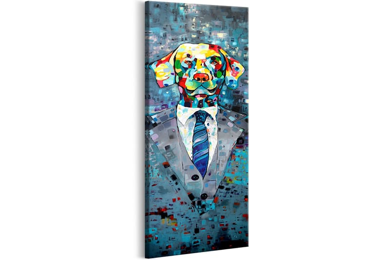 Tavla Dog in a Suit 40x120 - Inredning - Tavlor & posters - Canvastavla