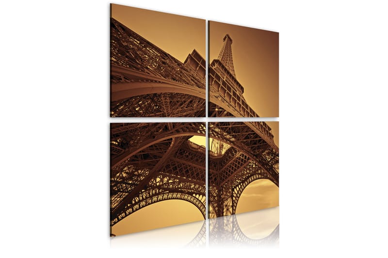 Tavla Eiffeltornet Paris 80x80 - Artgeist sp. z o. o. - Canvastavla