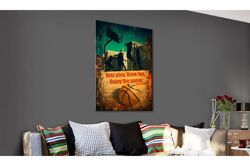 Tavla Enjoy The Game 80x120 cm - Inredning - Tavlor & posters - Canvastavla