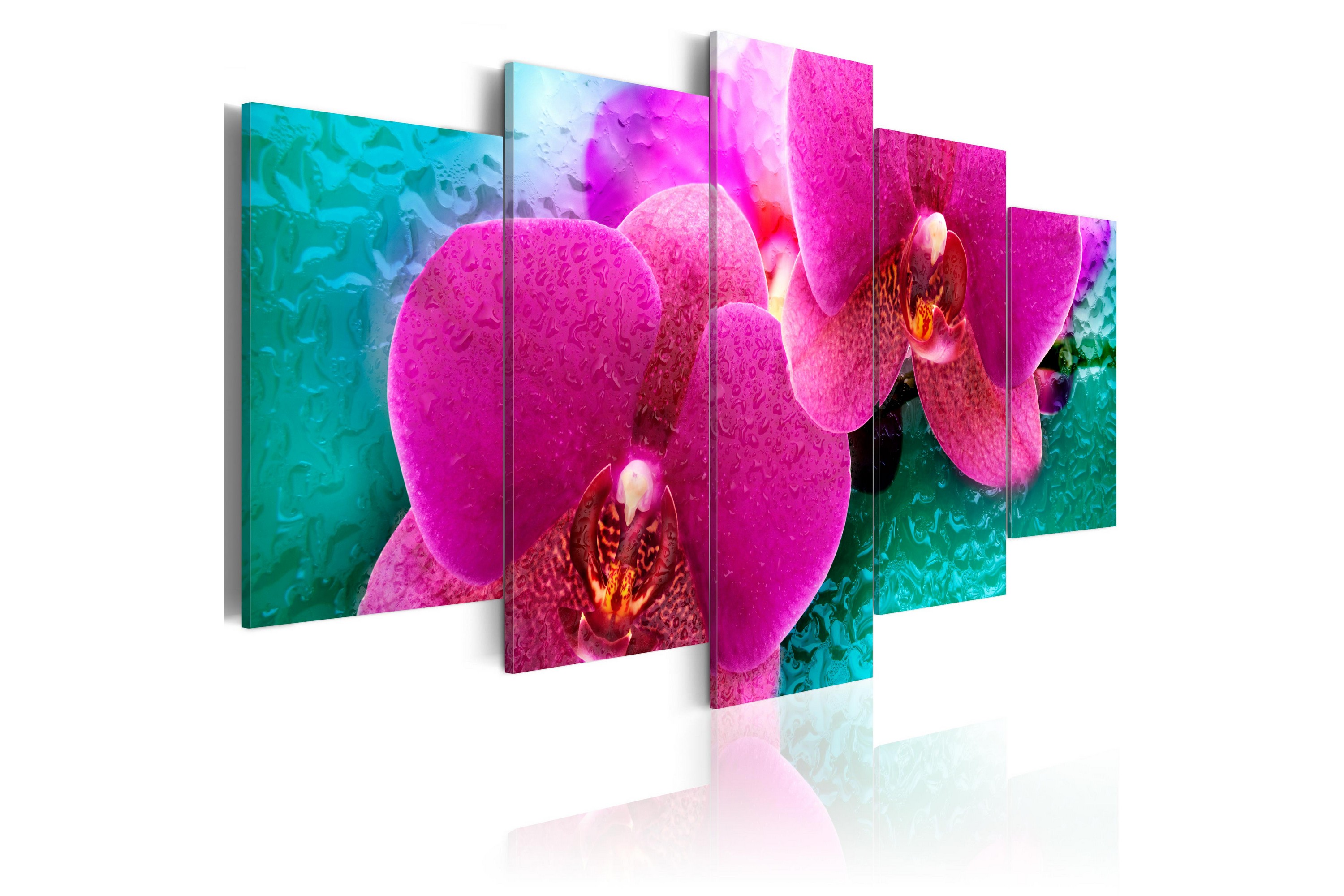 Tavla Exotic Orchids 100x50 - Artgeist sp. z o. o.