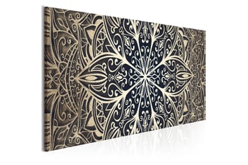 Tavla Feathers (1 Part) Brown Narrow 150x50 - Inredning - Tavlor & posters - Canvastavla
