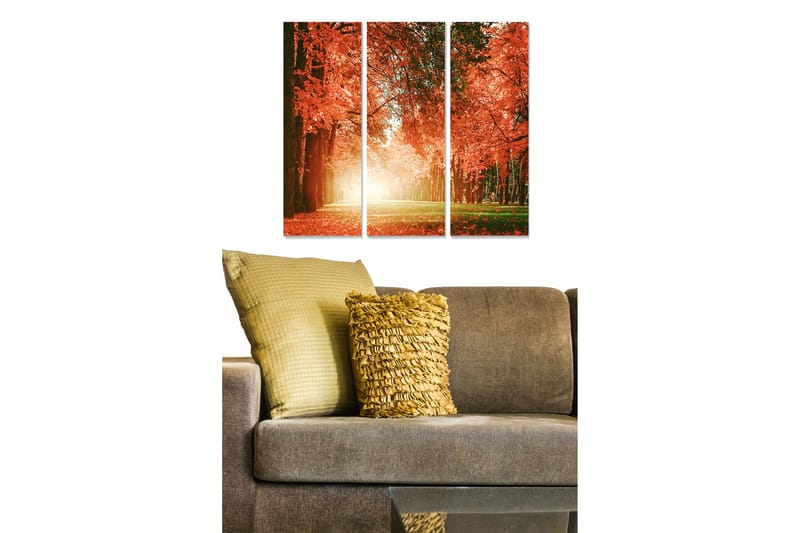Tavla Floral 3-Pack Flerfärgad 20X50 Cm - 20x50 cm - Inredning - Tavlor & posters - Canvastavla