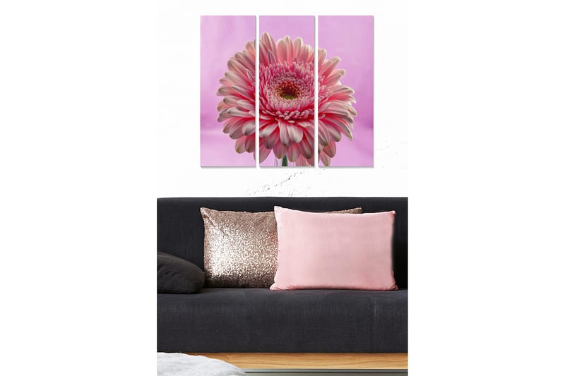 Tavla Floral 3-pack Flerfärgad - 20x50 cm - Inredning - Tavlor & posters - Canvastavla
