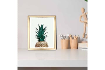 Tavla Floral Med Ram Flerfärgad 23,5X28,5 - 23,5x28,5 cm - Inredning - Tavlor & posters - Canvastavla