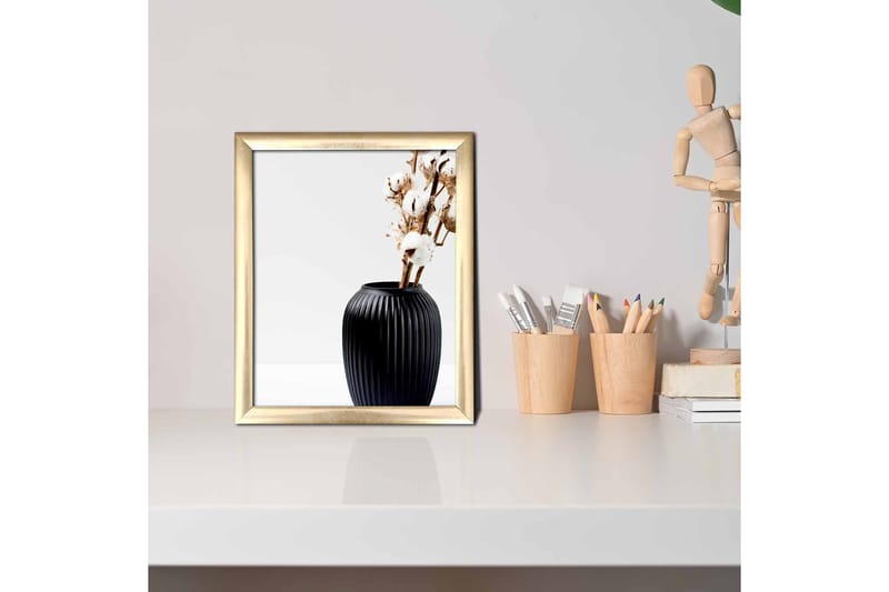 Tavla Floral Med Ram Flerfärgad 23,5X28,5 - 23,5x28,5 cm - Inredning - Tavlor & posters - Canvastavla