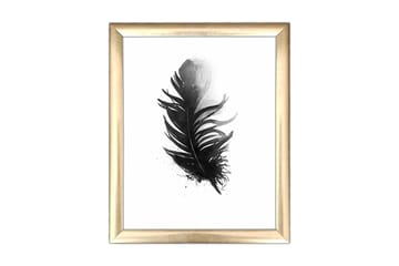 Tavla Floral Med Ram Flerfärgad 23,5X28,5 - 23,5x28,5 cm - Inredning - Tavlor & posters - Canvastavla