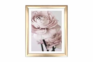 Tavla Floral med Ram Flerfärgad - 23,5x28,5 cm - Inredning - Tavlor & posters - Canvastavla