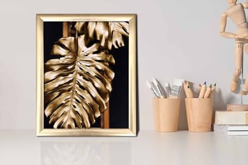 Tavla Floral med Ram Flerfärgad - 23,5x28,5 cm - Inredning - Tavlor & posters - Canvastavla