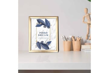 Tavla Floral med Ram Flerfärgad - 23,5x28,5 cm - Inredning - Tavlor & posters - Canvastavla