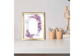 Tavla Floral med Ram Flerfärgad - 23,5x28,5 cm - Inredning - Tavlor & posters - Canvastavla