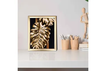 Tavla Floral med Ram Flerfärgad - 23,5x28,5 cm - Inredning - Tavlor & posters - Canvastavla