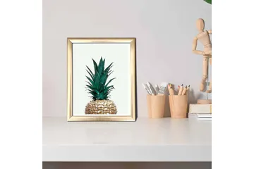 Tavla Floral med Ram Flerfärgad - 23,5x28,5 cm - Inredning - Tavlor & posters - Canvastavla