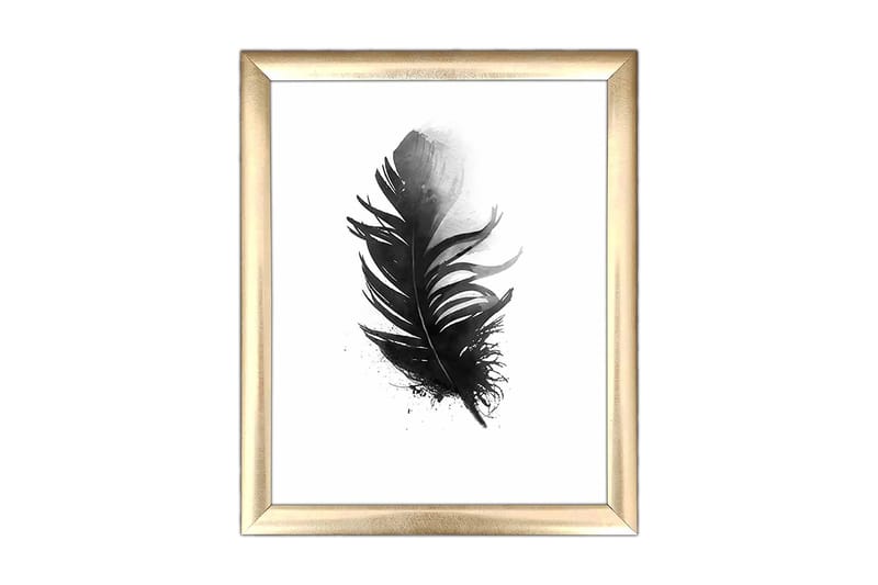 Tavla Floral med Ram Flerfärgad, 23,5x28,5 cm