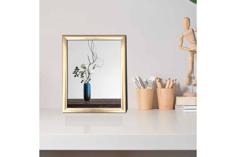 Tavla Floral med Ram Flerfärgad - 23,5x28,5 cm - Inredning - Tavlor & posters - Canvastavla