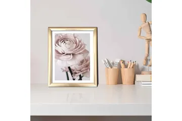 Tavla Floral med Ram Flerfärgad - 23,5x28,5 cm - Inredning - Tavlor & posters - Canvastavla