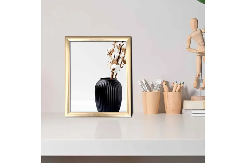 Tavla Floral med Ram Flerfärgad - 23,5x28,5 cm - Inredning - Tavlor & posters - Canvastavla