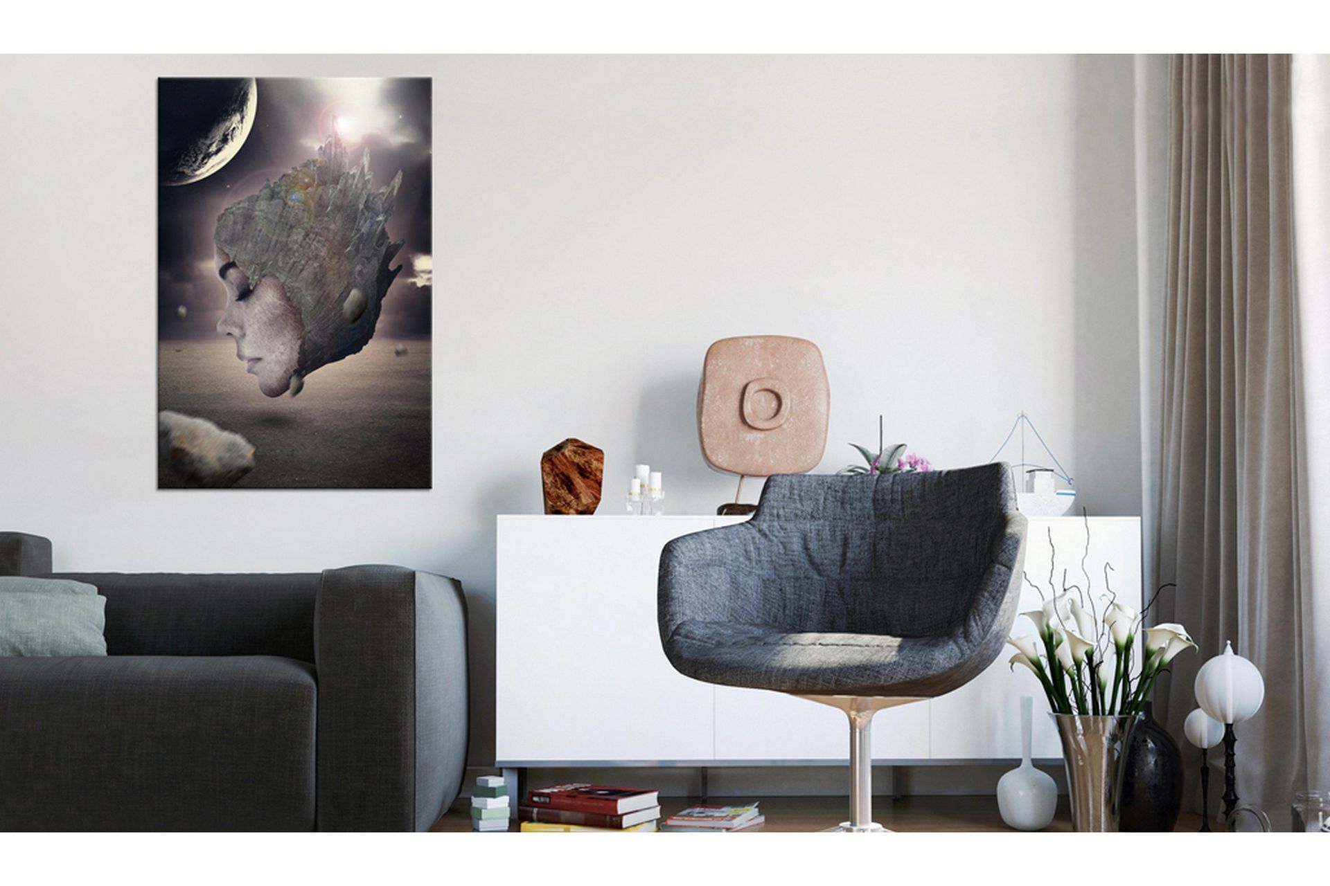 Tavla Galactic Princess 40x60 -