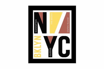 Tavla Geometric med Ram Flerfärgad - 23,5x28,5 cm - Inredning - Tavlor & posters - Canvastavla