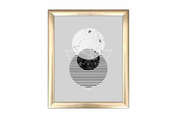 Tavla Geometrical med Ram Flerfärgad - 23,5x28,5 cm - Inredning - Tavlor & posters - Canvastavla