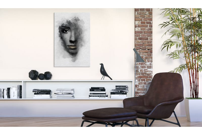 Tavla Grey Portrait VALUE_MISSING_3 80x120 - Inredning - Tavlor & posters - Canvastavla