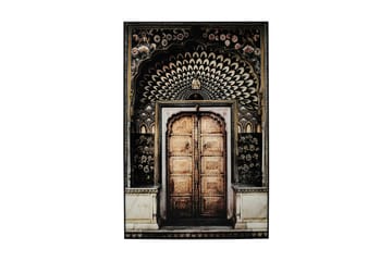 Tavla Gul Dörr 80X120 - 80x120 cm Flerfärgad - Inredning - Tavlor & posters - Canvastavla