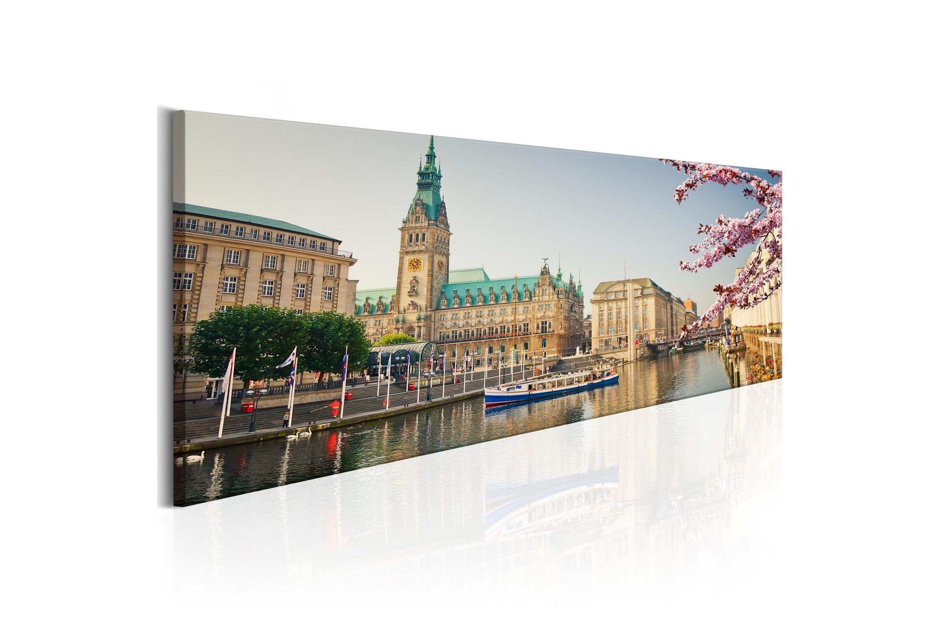 Tavla Hamburg Town Hall 150x50 cm -