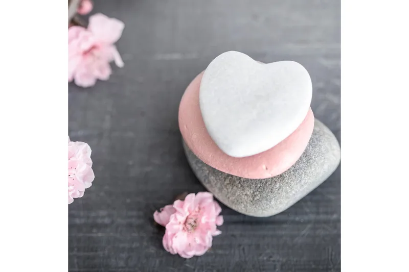 Tavla Heart Stone - 30x30 cm - Inredning - Tavlor & posters - Canvastavla