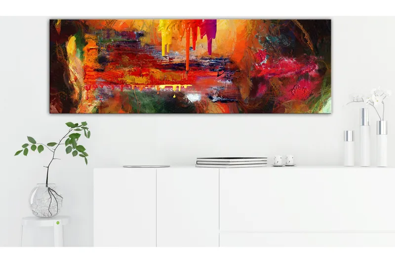 Tavla Hell (1 Part) Narrow 135x45 - Inredning - Tavlor & posters - Canvastavla