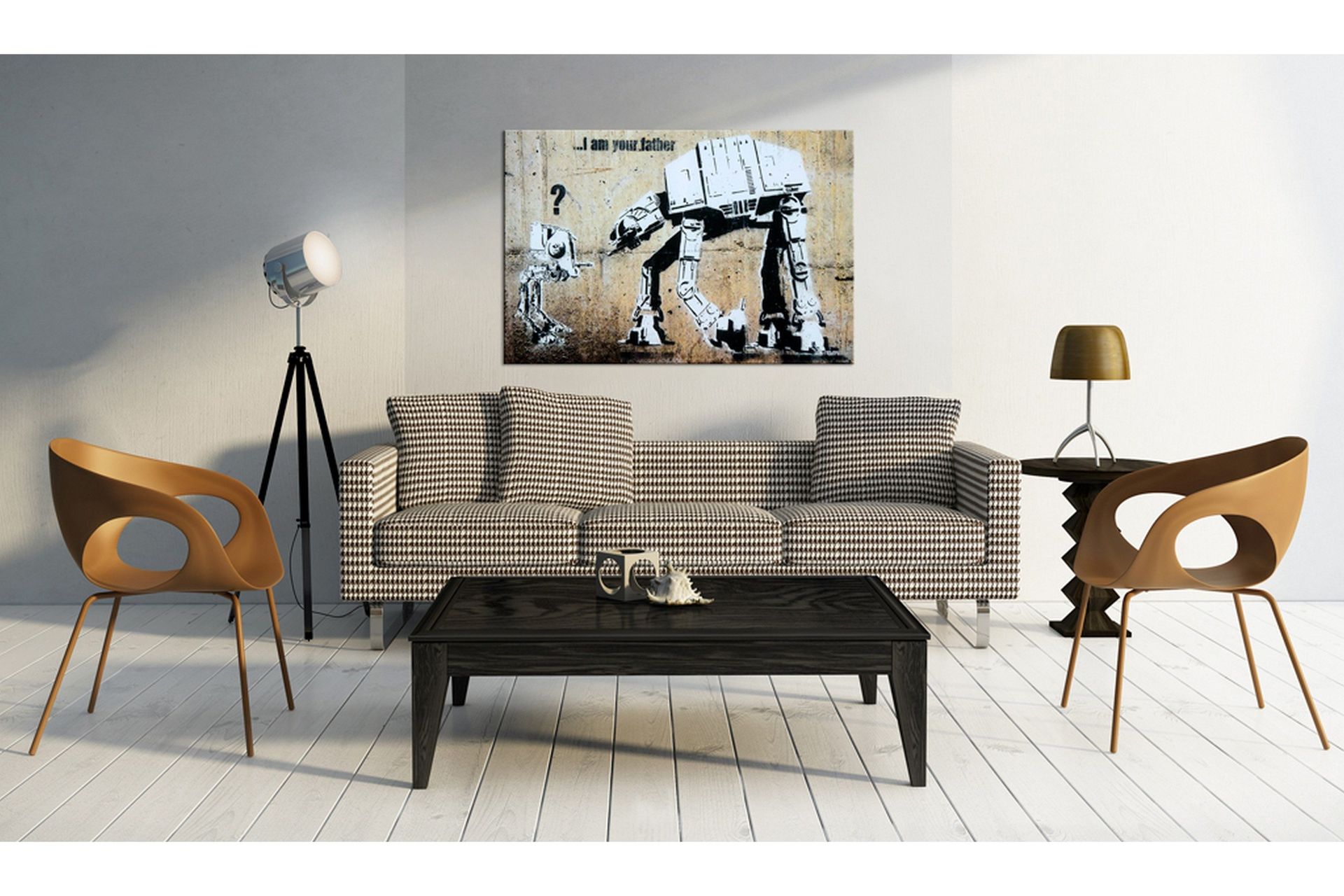 Tavla I Am Your Father by Banksy 120x80 -