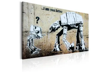 Tavla I Am Your Father by Banksy 120x80 - Inredning - Tavlor & posters - Canvastavla