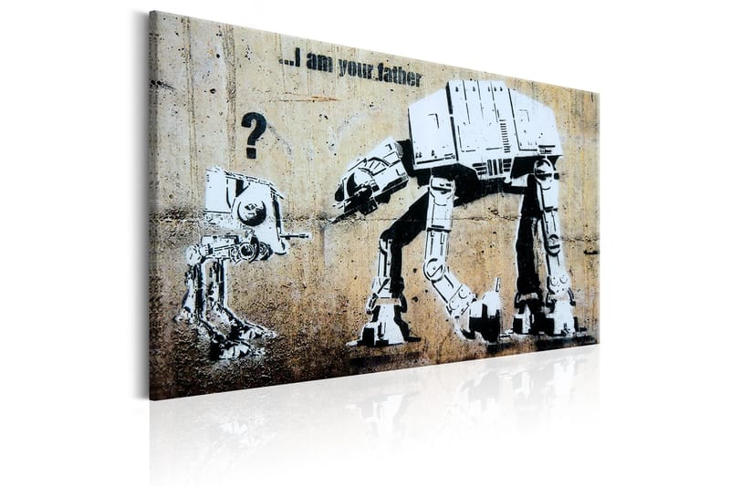 Tavla I Am Your Father by Banksy 120x80 - Inredning - Tavlor & posters - Canvastavla