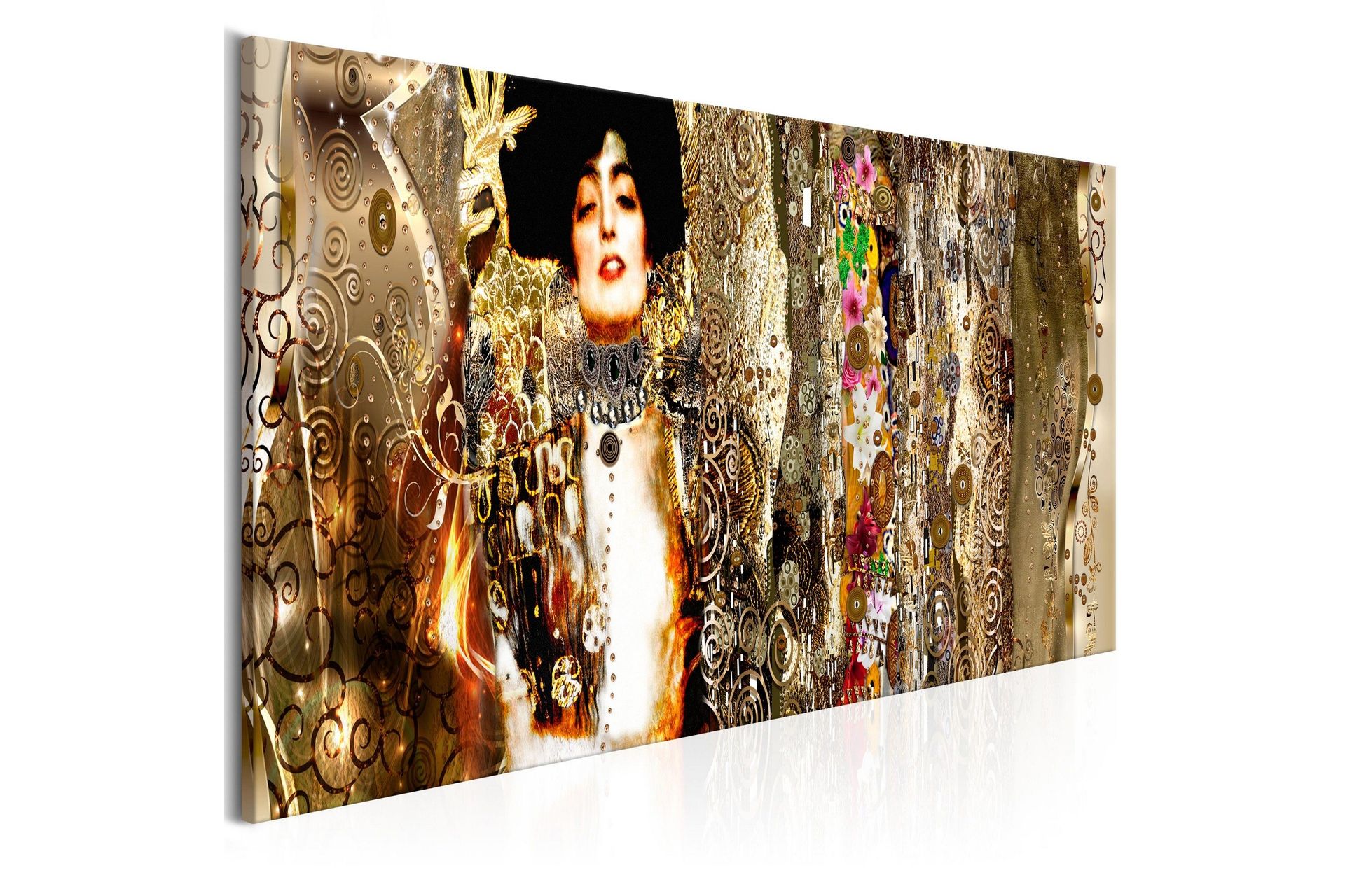 Tavla Judith And Flowers 1 Part Narrow 120x40 cm -