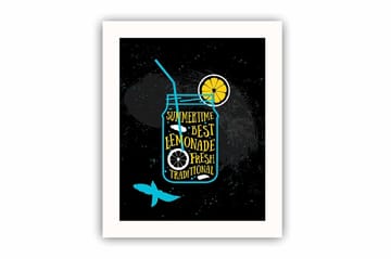 Tavla Kitchen med Ram Flerfärgad - 23,5x28,5 cm - Inredning - Tavlor & posters - Canvastavla