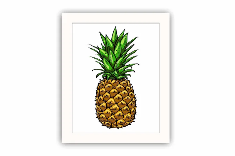 Tavla Kitchen med Ram Flerfärgad - 23,5x28,5 cm - Inredning - Tavlor & posters - Canvastavla