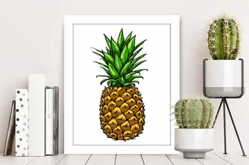 Tavla Kitchen med Ram Flerfärgad - 23,5x28,5 cm - Inredning - Tavlor & posters - Canvastavla