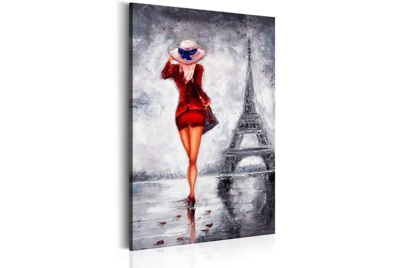 Tavla Lady in Paris 40x60 - Inredning - Tavlor & posters - Canvastavla