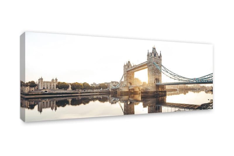Tavla London Tower Bridge 60x150 cm - Multifärgad - Canvastavla