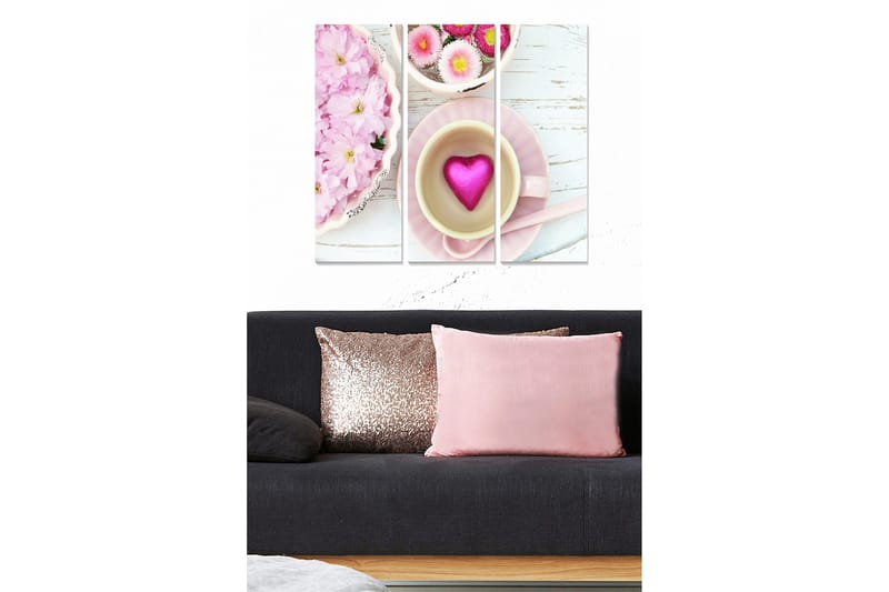 Tavla Love 3-pack Flerfärgad, 20x50 cm