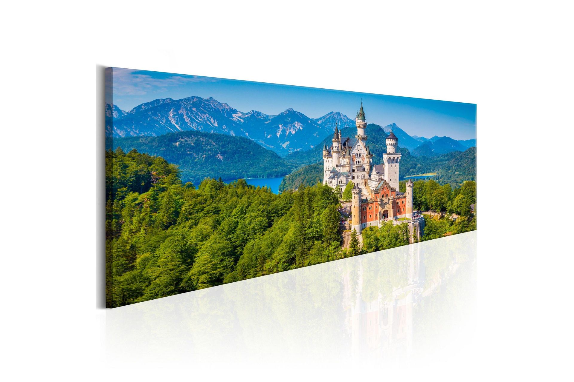 Tavla Magic Places Neuschwanstein Castle 150x50 cm -