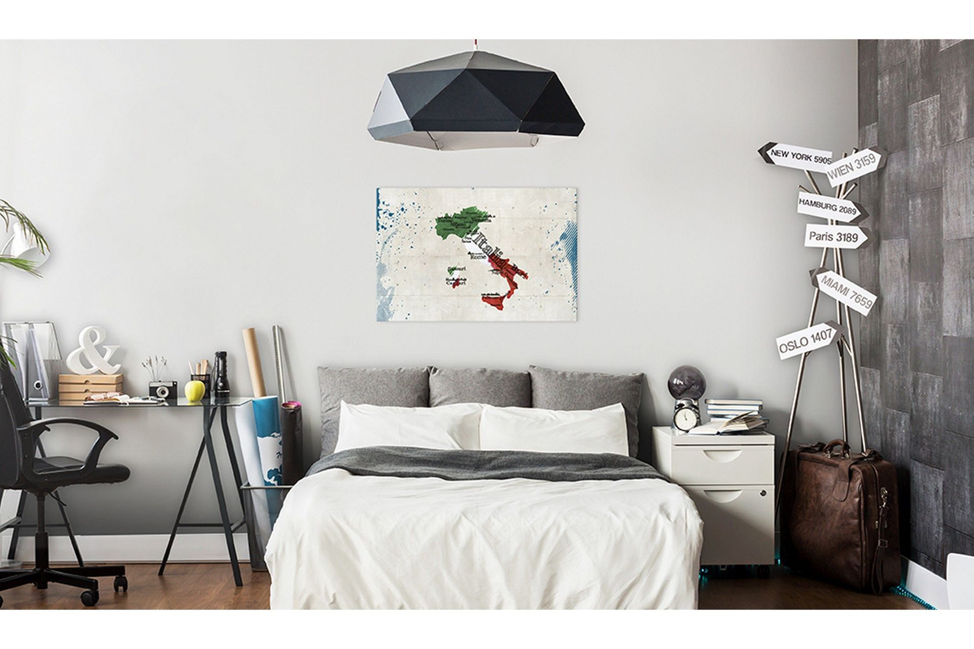 Tavla Map: Italy 120x80 -